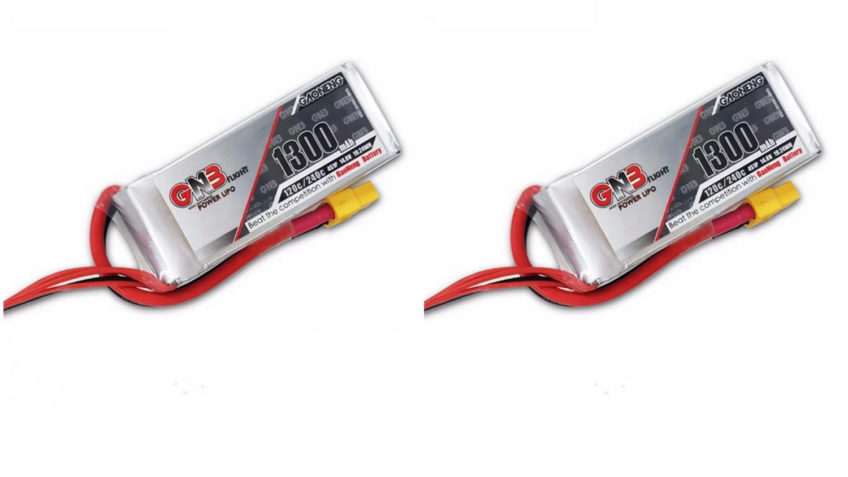 2 BATERÍAS GAONENG 4S 1300mah 120C