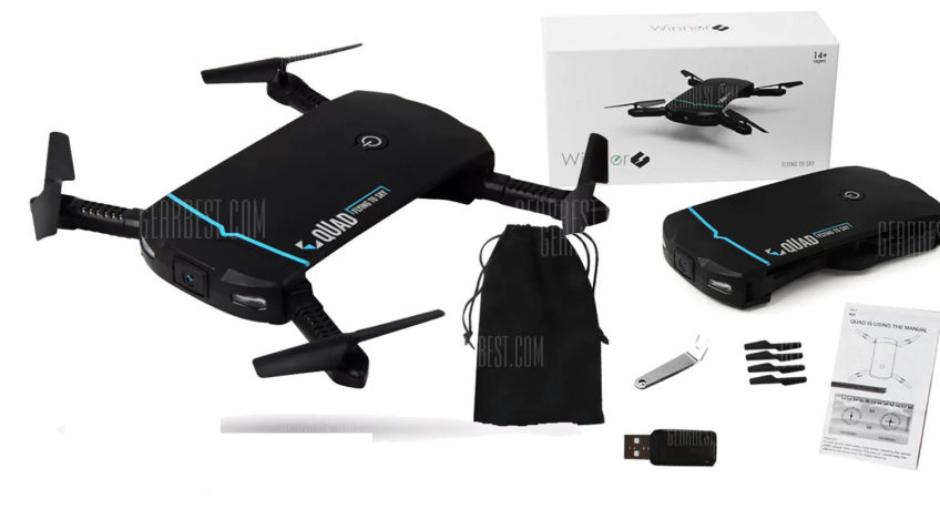 LIDIRC RC102 Drone de Bolsillo Plegable